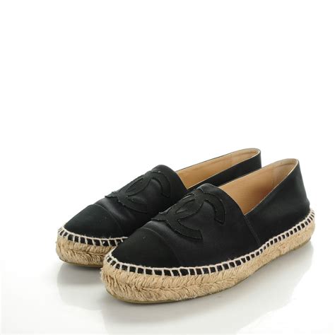 chanel canvas espadrilles black|where to buy chanel espadrilles.